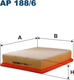 Filtron AP188/6 - Ilmansuodatin inparts.fi