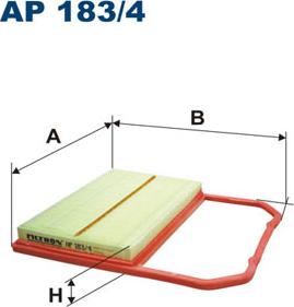 Filtron AP183/4 - Ilmansuodatin inparts.fi