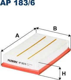 Filtron AP 183/6 - Ilmansuodatin inparts.fi