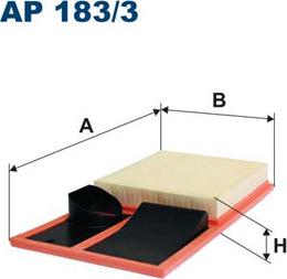 Filtron AP183/3 - Ilmansuodatin inparts.fi