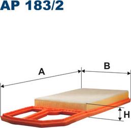 Filtron AP183/2 - Ilmansuodatin inparts.fi