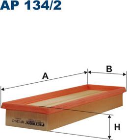 Filtron AP134/2 - Ilmansuodatin inparts.fi