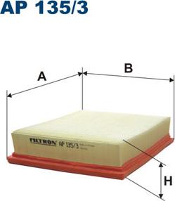 Filtron AP135/3 - Ilmansuodatin inparts.fi