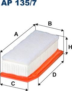 Filtron AP135/7 - Ilmansuodatin inparts.fi