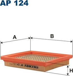 Filtron AP124 - Ilmansuodatin inparts.fi