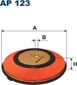 Filtron AP123 - Ilmansuodatin inparts.fi