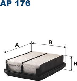 Filtron AP176 - Ilmansuodatin inparts.fi