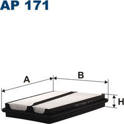 Filtron AP171 - Ilmansuodatin inparts.fi