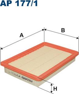 Filtron AP177/1 - Ilmansuodatin inparts.fi