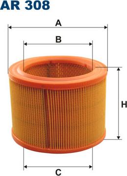 Filtron AR308 - Ilmansuodatin inparts.fi