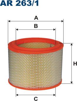 Filtron AR263/1 - Ilmansuodatin inparts.fi