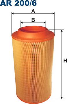 Filtron AR200/6 - Ilmansuodatin inparts.fi