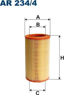 Filtron AR234/4 - Ilmansuodatin inparts.fi