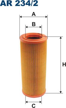 Filtron AR234/2 - Ilmansuodatin inparts.fi