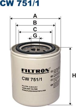 Filtron CW751/1 - Jäähdytysnestesuodatin inparts.fi