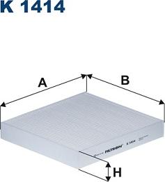 Filtron K 1414 - Suodatin, sisäilma inparts.fi