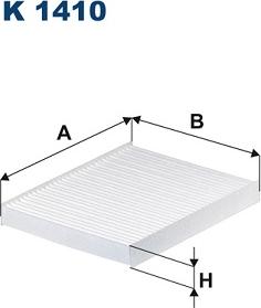 Filtron K 1410 - Suodatin, sisäilma inparts.fi