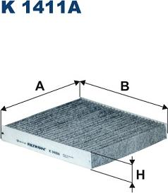 Filtron K 1411A - Suodatin, sisäilma inparts.fi