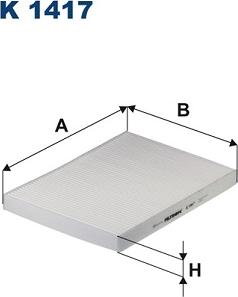 Filtron K 1417 - Suodatin, sisäilma inparts.fi