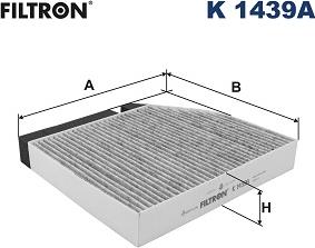 Filtron K 1439A - Suodatin, sisäilma inparts.fi