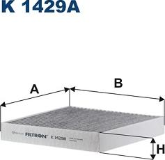 Filtron K 1429A - Suodatin, sisäilma inparts.fi