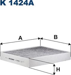 Filtron K 1424A - Suodatin, sisäilma inparts.fi