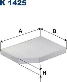 Filtron K 1425 - Suodatin, sisäilma inparts.fi