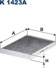 Filtron K 1423A - Suodatin, sisäilma inparts.fi