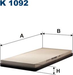 Filtron K1092 - Suodatin, sisäilma inparts.fi