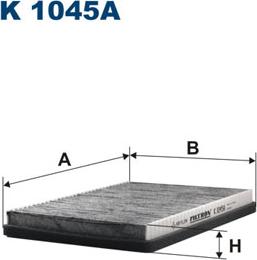 Filtron K1045A - Suodatin, sisäilma inparts.fi