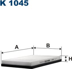 Filtron K1045 - Suodatin, sisäilma inparts.fi