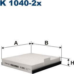 Filtron K1040-2x - Suodatin, sisäilma inparts.fi