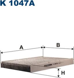 Filtron K1047A - Suodatin, sisäilma inparts.fi