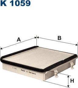 Filtron K1059 - Suodatin, sisäilma inparts.fi