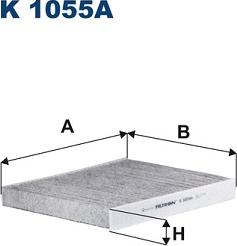 Filtron K 1055A - Suodatin, sisäilma inparts.fi