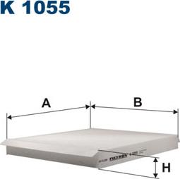 Filtron K1055 - Suodatin, sisäilma inparts.fi