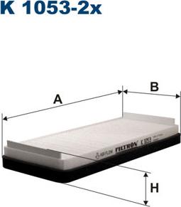 Filtron K1053-2x - Suodatin, sisäilma inparts.fi