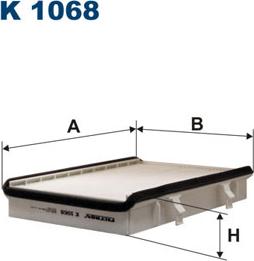 Filtron K1068 - Suodatin, sisäilma inparts.fi