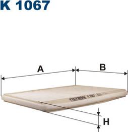 Filtron K1067 - Suodatin, sisäilma inparts.fi