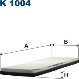 Filtron K1004 - Suodatin, sisäilma inparts.fi