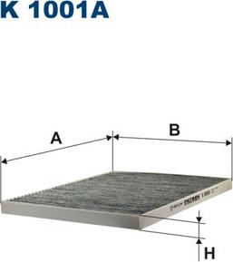 Filtron K1001A - Suodatin, sisäilma inparts.fi