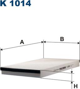 Filtron K1014 - Suodatin, sisäilma inparts.fi