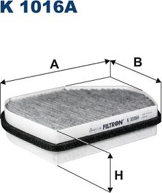 Filtron K1016A - Suodatin, sisäilma inparts.fi