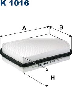 Filtron K1016 - Suodatin, sisäilma inparts.fi