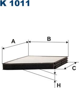 Filtron K1011 - Suodatin, sisäilma inparts.fi