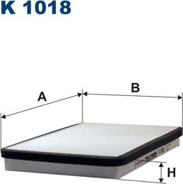 Filtron K1018 - Suodatin, sisäilma inparts.fi