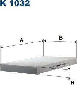 Filtron K1032 - Suodatin, sisäilma inparts.fi