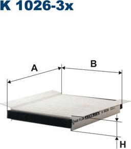 Filtron K1026-3x - Suodatin, sisäilma inparts.fi