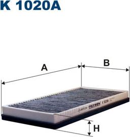 Filtron K1020A - Suodatin, sisäilma inparts.fi