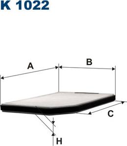 Filtron K 1022 - Suodatin, sisäilma inparts.fi